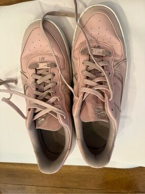 Nike Air Force 1 Low "Psychic Pink / Rose" Leather Sneakers